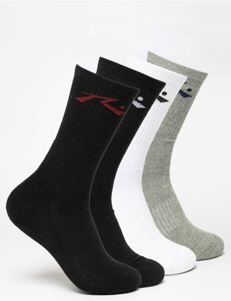 R DOT MID CALF SOCK - 4 PACK-mens-Backdoor Surf