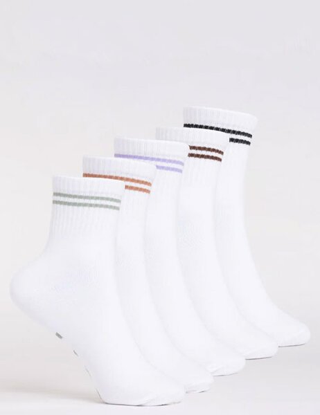 ALL DAY CREW SOCK - 5 PACK-womens-Backdoor Surf