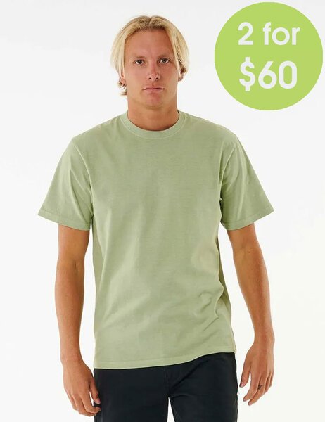 2FOR 60 PLAIN WASH TEE-mens-Backdoor Surf