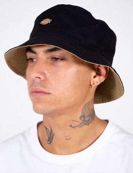 CLASSIC LABEL REVERSIBLE BUCKET HAT-mens-Backdoor Surf