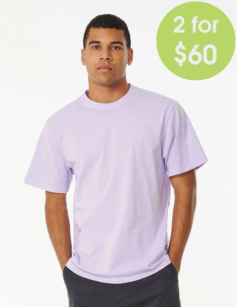 2FOR 60 PLAIN WASH TEE-mens-Backdoor Surf