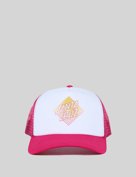 GIRLS SOLITAIRE DOT FADE TRUCKER CAP