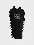 CHECKER SIDE HOODED TOWEL