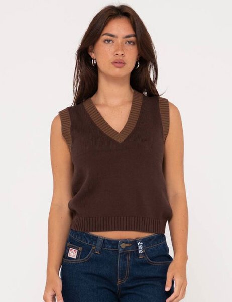 NERO SLEEVELESS KNIT VEST-womens-Backdoor Surf