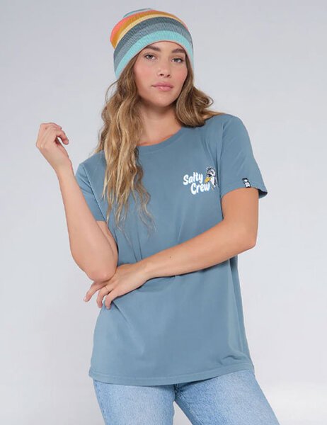 FISH N CHIPS BOYFRIEND TEE-womens-Backdoor Surf