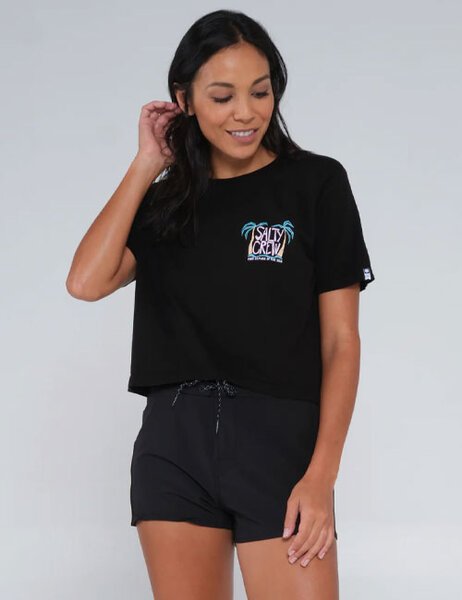 POSTCARD CROP TEE-womens-Backdoor Surf