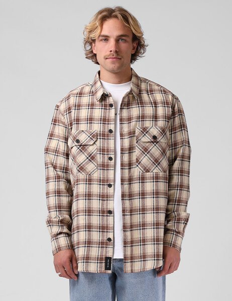 PLAID LS SHIRT-mens-Backdoor Surf