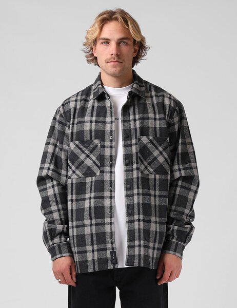 PLAID SHACKET-mens-Backdoor Surf