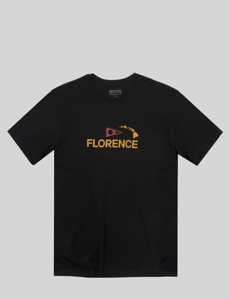 LOGO ISLAND CHAIN TEE-mens-Backdoor Surf