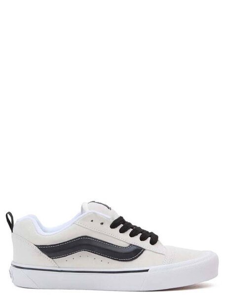 KNU SKOOL SUEDE - WHITE BLACK-footwear-Backdoor Surf