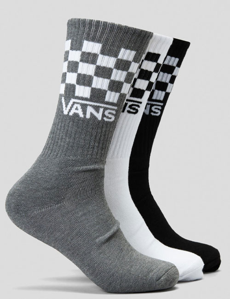 CLASSIC CHECK CREW SOCK - 3 PACK