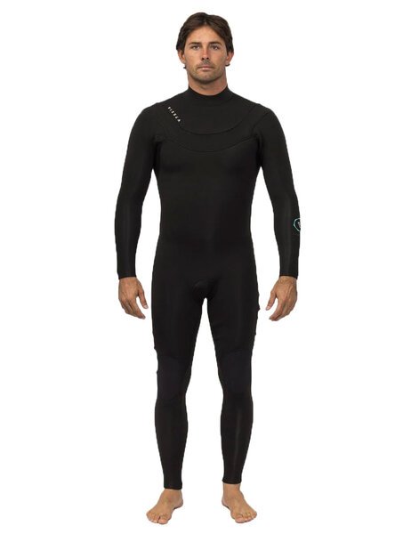 4X3 NEW SEAS V ZIP STEAMER-wetsuits-Backdoor Surf