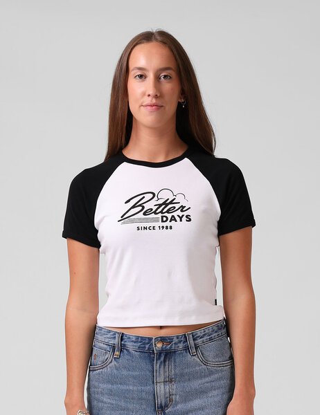 VIBES BABY TEE-womens-Backdoor Surf