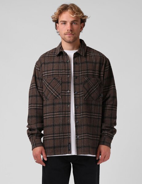 PLAID SHACKET-mens-Backdoor Surf