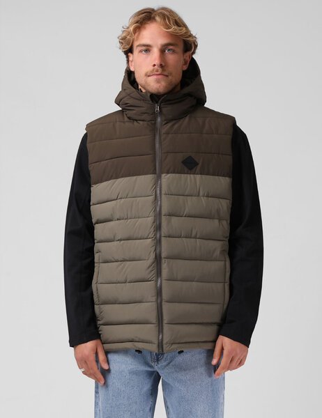 HOODED HIKE VEST-mens-Backdoor Surf