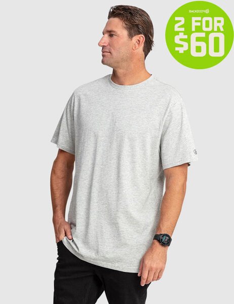 2FOR 60 SOLID TEE-mens-Backdoor Surf