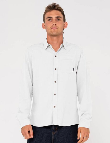 OVERTONE LS LINEN SHIRT-mens-Backdoor Surf