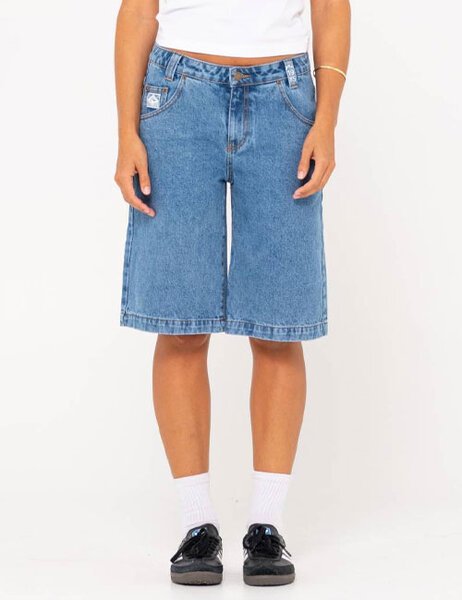 LOW RISE WIDE LEG DENIM JORT-womens-Backdoor Surf