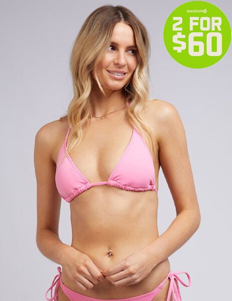 2FOR 60 ESSENTIAL SLIDER TRI BIKINI TOP-womens-Backdoor Surf