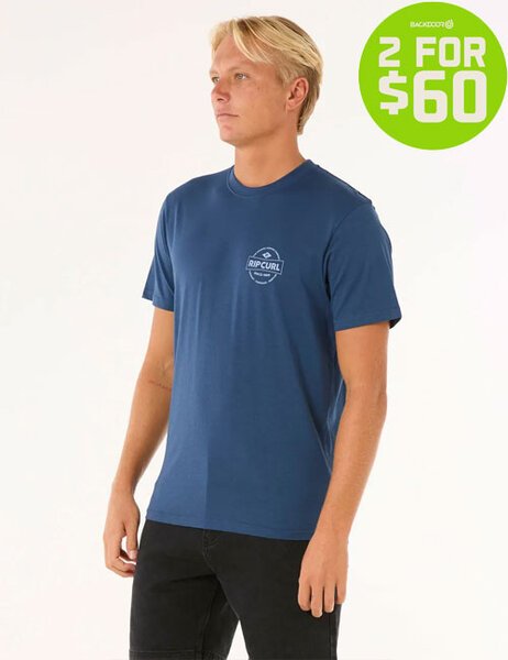 2FOR 60 STAPLE TEE-mens-Backdoor Surf