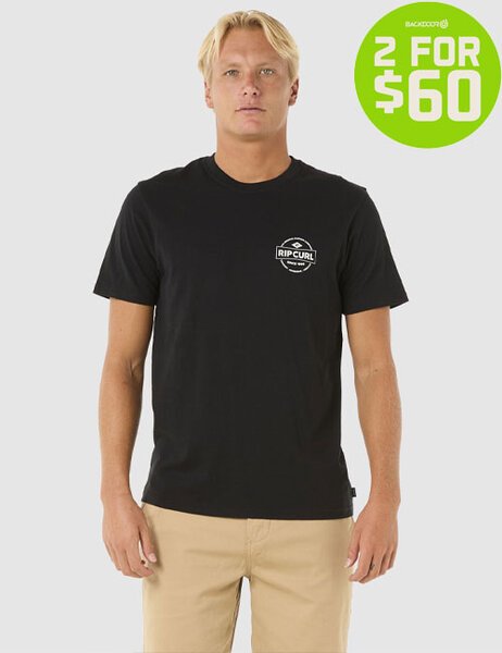 2FOR 60 STAPLE TEE-mens-Backdoor Surf