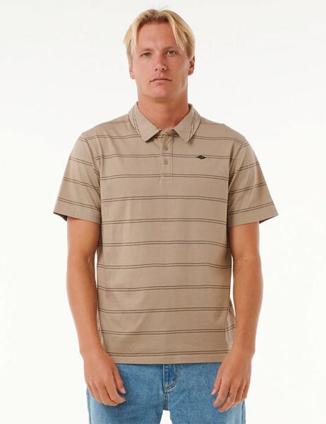 PLAIN STRIPE POLO-mens-Backdoor Surf