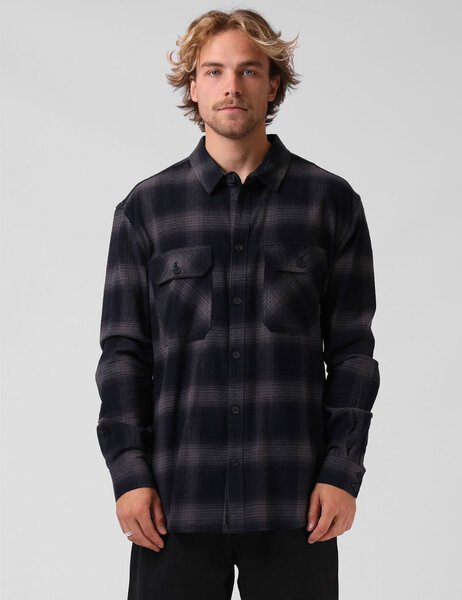 PLAID LS SHIRT-mens-Backdoor Surf