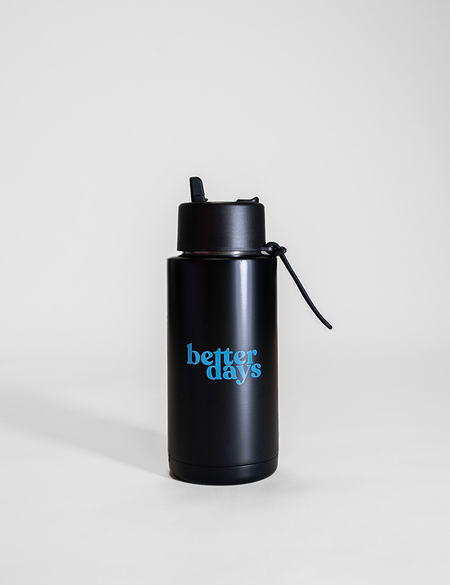 BETTER DAYS DRINK BOTTLE WITH STRAW - 34oz