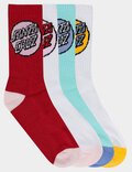 GIRLS OTHER DOT CREW SOCK - 4 PACK