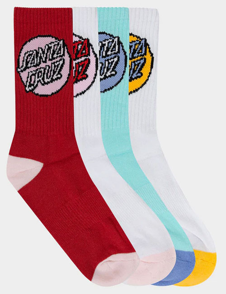 GIRLS OTHER DOT CREW SOCK - 4 PACK