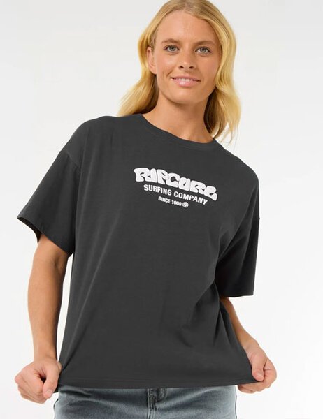 SURF PUFF RELAXED TEE-womens-Backdoor Surf