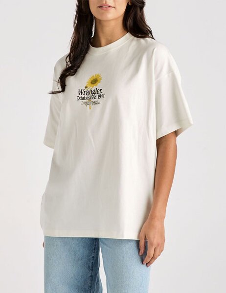 SUNFLOWER BOXY TEE-womens-Backdoor Surf