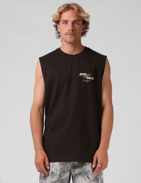 FAST LANE MUSCLE TEE-mens-Backdoor Surf