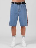 TAPE DENIM SHORT