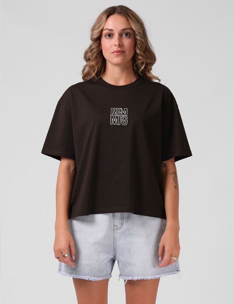 SQUARE TEE-womens-Backdoor Surf