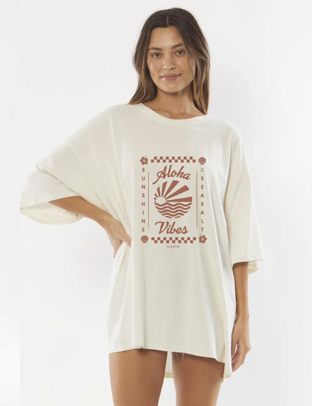 ALOHA VIBES BOYFRIEND TEE