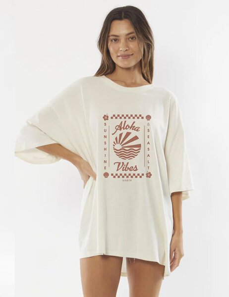 ALOHA VIBES BOYFRIEND TEE-womens-Backdoor Surf